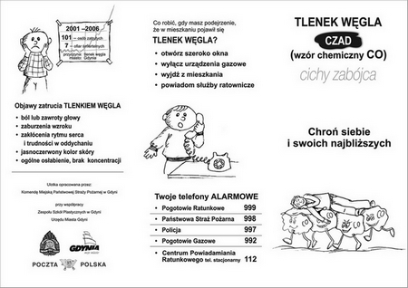 ulotka Tlenek Węgla - cichy  zabójca - strona 1
