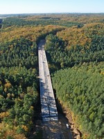 Trasa Kwiatkowskiego z lotu - październik 2007, foto: Kacper Kowalski