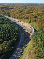 Trasa Kwiatkowskiego z lotu - październik 2007, foto: Kacper Kowalski