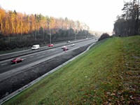 Budowa Trasy Kwiatkowskiego - Grudzień 2007 foto: Kacper Kowalski