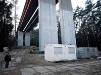 Budowa Trasy Kwiatkowskiego - Grudzień 2007 foto: Kacper Kowalski