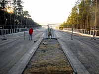 Budowa Trasy Kwiatkowskiego - Grudzień 2007 foto: Kacper Kowalski