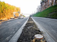 Budowa Trasy Kwiatkowskiego - Grudzień 2007 foto: Kacper Kowalski