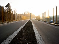 Budowa Trasy Kwiatkowskiego - Grudzień 2007 foto: Kacper Kowalski