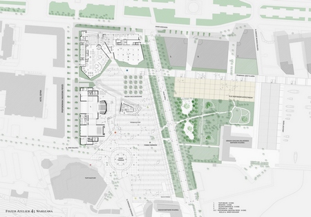 Konkurs na koncepcję Centrum Kultury - plan zagospodarowania