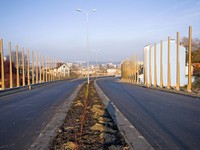 Budowa trasy Kwiatkowskiego - styczeń 2008