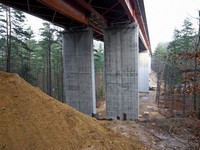 Budowa trasy Kwiatkowskiego - styczeń 2008