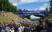 otwarcie Trasy Kwiatkowskiego - prezydent Gdyni Wojciech Szuczrek dzwoni, foto: Dorota Nelke