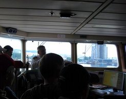 dzień otwarty Stena Baltica - mostek kapitański, foto: Dorota Nelke