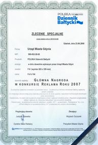 Reklama roku 2007 - zlecenie specjalne