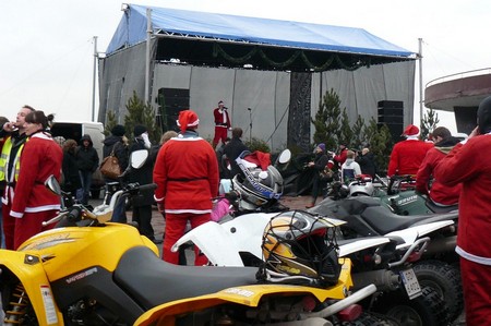 Mikołaje na motocyklach - 7 grudnia 2008, fot.: Małgorzata Omachel-Kwidzińska