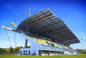 stadion rugby - wizualizacja