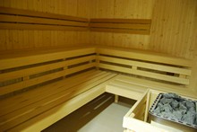 otwarcie Hali Sportowo-Widowiskowej - sauna; fot.: Dorota Nelke