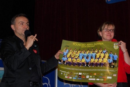 XVII Finał Wielkiej Orkiestry Świątecznej Pomocy - plakat Areczki, fot.: Dorota Nelke