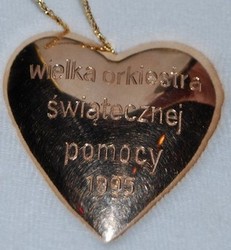 XVII Finał Wielkiej Orkiestry Świątecznej Pomocy - serduszko Akademii Marynarki Wojennej, fot.: Dorota Nelke