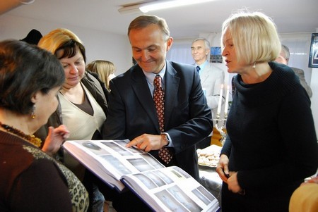 otwarcie Mini Muzeum Wspólnoty Mieszkaniowej Bankowiec - prezydent, p. Doliwa i Sołtysik, fot.: Dorota Nelke