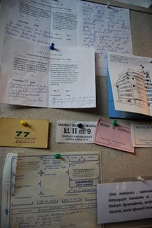 otwarcie Mini Muzeum Wspólnoty Mieszkaniowej Bankowiec - dokumenty, fot.: Dorota Nelke