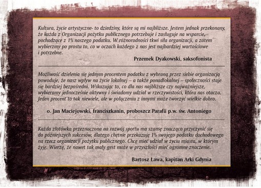 1% Mały procent wielka sprawa - o akcji Przemek Dyakowski, Jan Maciejowski, Bartosz Ława