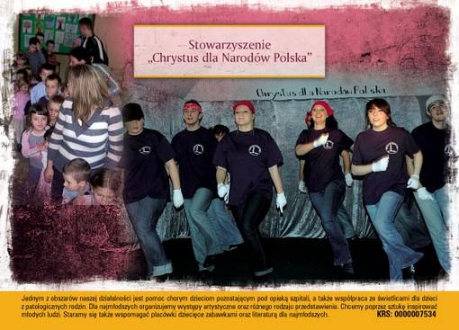 1% Mały procent wielka sprawa - Stowarzyszenie Chrystus dla Narodów Polska
