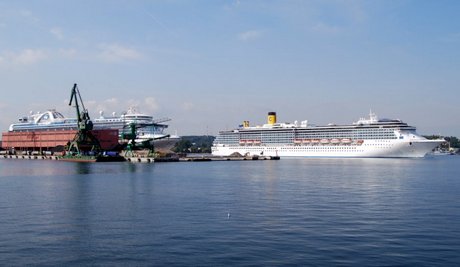 Emerald Princess i Costa Mediterranea, fot.: Dorota Nelke