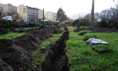 Początek prac na węźle Św. Maksymiliana, fot.: Dorota Nelke