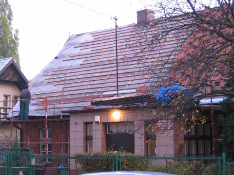 przedszkole w trakcie remontu dachu 1