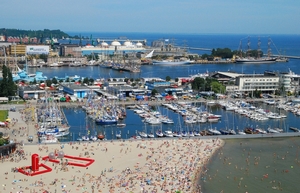 Plaża i basen jachtowy, fot. Krzysztof Romański