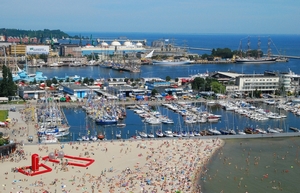 plaża i basen jachtowy, fot. Krzysztof Romański