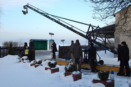 Na planie filmu Zimowy ojciec