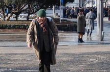 Na planie Czarnego czwartku - reżyser Antoni Krauze, fot.: Dorota Nelke
