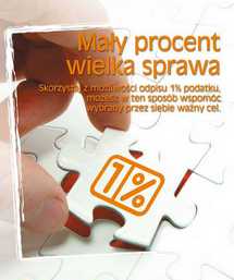 Kampania 1% - plakat
