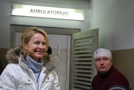 Na planie Czarnego czwartku - zdjęcia w dawnym szpitalu w Gdańsku, fot.: Dorota Nelke