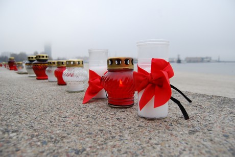 Gdynia w żałobie - Bulwar Nadmorski, fot.: Dorota Nelke