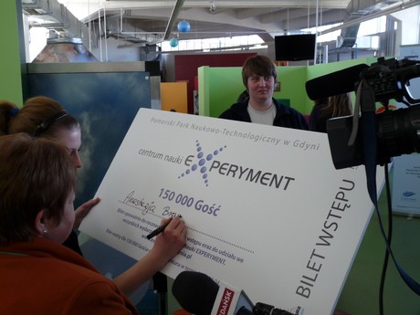 150-tysięczny gość Centrum Nauki Experyment