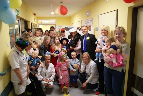 Prezydent w odwiedzinach u pacjentów gdyńskich szpitali z okazji Dnia Dziecka, fot.: Krzysztof Czop