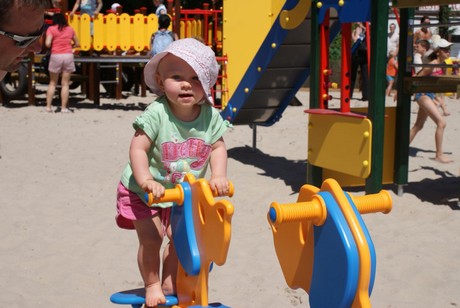 Otwarcie placu zabaw na plaży Śródmieście, fot. Paulina Filipowicz