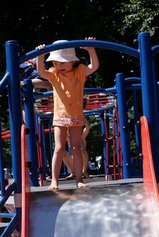 Otwarcie placu zabaw na plaży Śródmieście, fot. Paulina Filipowicz