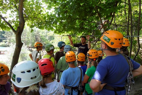 Dzieci z Łazisk w Kolibki Adventure Park