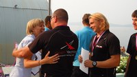 I podczas odbierania równie zasłużonych gratulacji