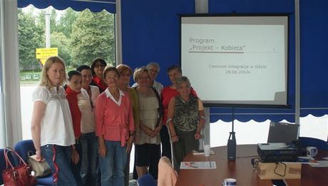 Uczestniczki programu Projekt - Kobieta podczas pierwszego spotkania w Centrum Integracja