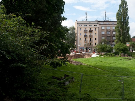 PPrzebudowa Węzła św. Maksymiliana - sierpień 2010 / fot. Kacper Kowalski