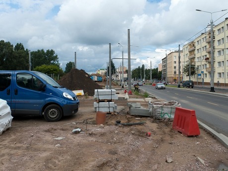 Przebudowa Węzła św. Maksymiliana - sierpień 2010 / fot. Kacper Kowalski
