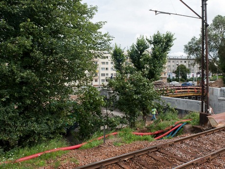 Przebudowa Węzła św. Maksymiliana - sierpień 2010 / fot. Kacper Kowalski