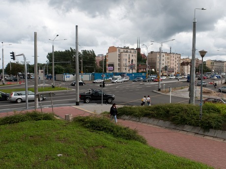 Przebudowa Węzła św. Maksymiliana - sierpień 2010 / fot. Kacper Kowalski