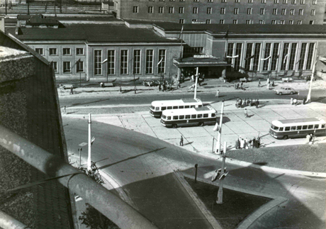 Dworzec Gdynia Główna Fot. Zdjęcie dworca ze zbiorów Muzeum Miasta Gdyni