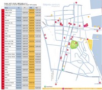 Mapa z restauracjami biorącymi udział w akcji "II Weekend kulinarny"