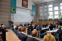 Wystąpienie Mamuka Chikovani - Mera Miasta Rustavi / fot. Dorota Nelke