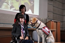 Konferencja w Urzędzie Miasta Gdyni poświęcona kynoterapii / fot. Dorota Nelke