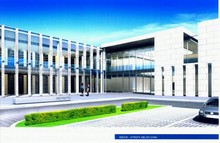 Wizualizacja budynku – „Warsztat Architektury” Pracownia Autorska Krzysztof Kozłowski