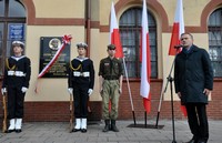 Odsłonięcie tablicy pamiątkowej poświęconej Antoniemu Hedzie ps. Szary / fot. Dorota Nelke